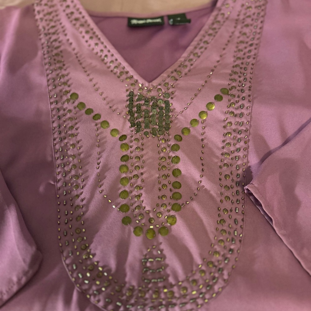 Women’s blouse with embellishments.